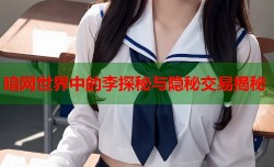 暗网世界中的李探秘与隐秘交易揭秘