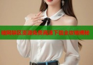 暗网禁区资源免费高速下载全攻略揭秘