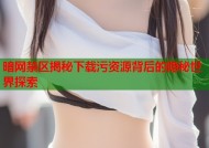 暗网禁区揭秘下载污资源背后的隐秘世界探索