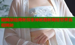 暗网禁地揭秘探索神秘隐秘网络世界真相揭秘
