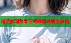 暗区禁网苹果下载难题破解全攻略
