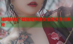 暗网禁地下载指南快速安全直达平台揭秘