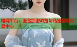 暗网平台：匿名加密浏览与私密信息交易中心