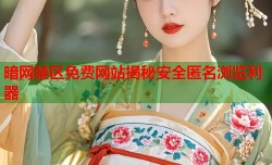 暗网禁区免费网站揭秘安全匿名浏览利器