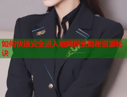 如何快速安全进入暗网探索隐秘资源秘诀  第1张