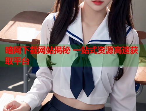 暗网下载网站揭秘 一站式资源高速获取平台  第1张
