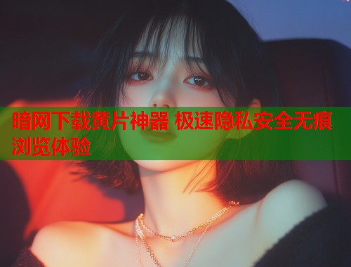 暗网下载黄片神器 极速隐私安全无痕浏览体验  第1张