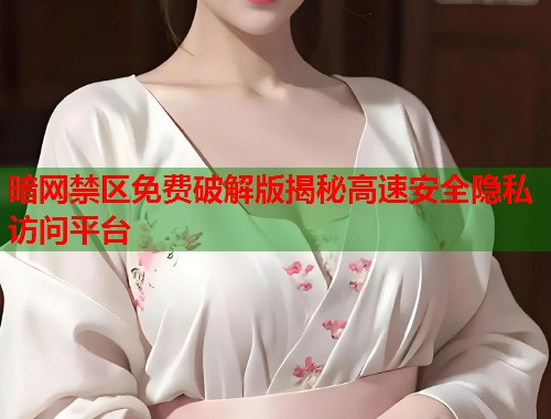 暗网禁区免费破解版揭秘高速安全隐私访问平台  第1张
