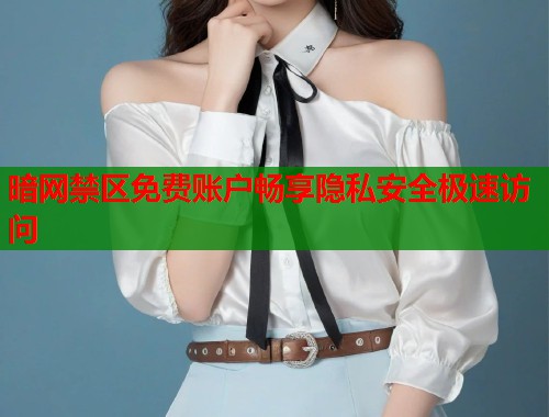 暗网禁区免费账户畅享隐私安全极速访问  第1张