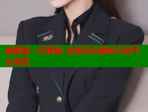 暗网第一页揭秘 全球顶尖隐秘交易平台速览  第1张