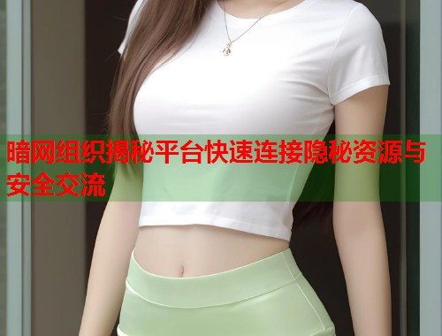 暗网组织揭秘平台快速连接隐秘资源与安全交流  第1张
