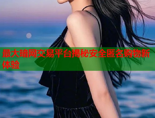 最大暗网交易平台揭秘安全匿名购物新体验  第2张