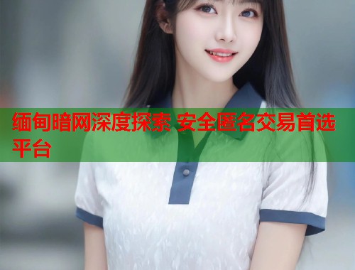 缅甸暗网深度探索 安全匿名交易首选平台  第1张