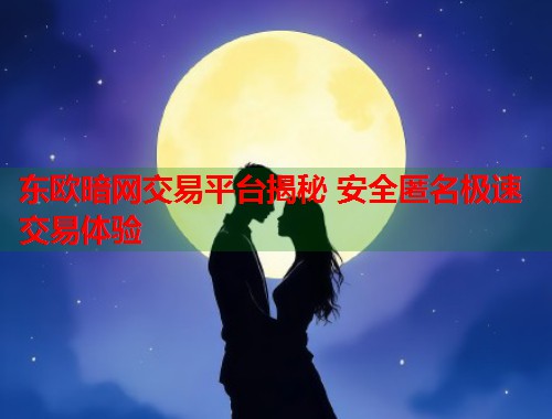 东欧暗网交易平台揭秘 安全匿名极速交易体验  第1张