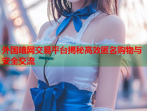 外国暗网交易平台揭秘高效匿名购物与安全交流  第1张