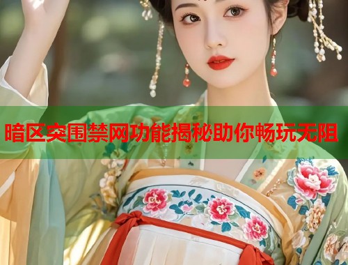 暗区突围禁网功能揭秘助你畅玩无阻  第1张