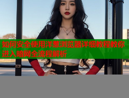 如何安全使用洋葱浏览器详细教程教你进入暗网全流程解析  第1张