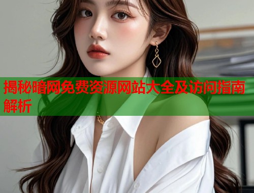 揭秘暗网免费资源网站大全及访问指南解析  第1张