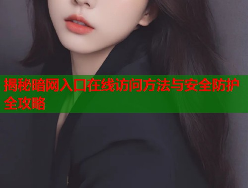 揭秘暗网入口在线访问方法与安全防护全攻略  第1张