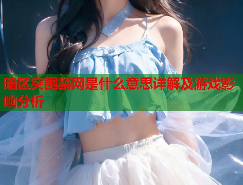 暗区突围禁网是什么意思详解及游戏影响分析  第1张