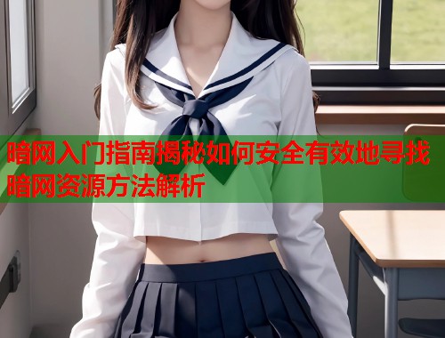 暗网入门指南揭秘如何安全有效地寻找暗网资源方法解析  第2张