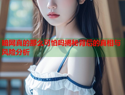暗网真的那么可怕吗揭秘背后的真相与风险分析  第1张