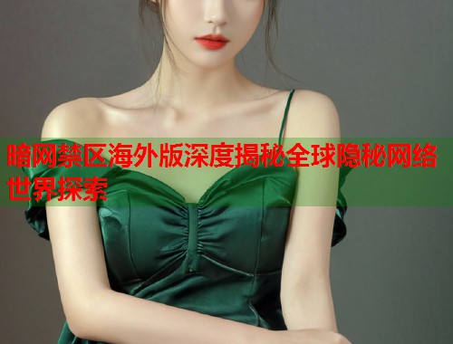 暗网禁区海外版深度揭秘全球隐秘网络世界探索  第1张