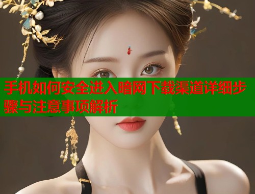手机如何安全进入暗网下载渠道详细步骤与注意事项解析  第1张
