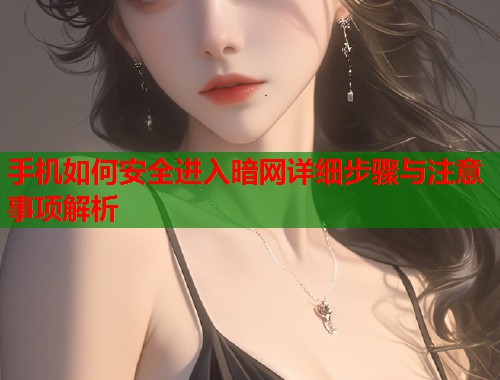 手机如何安全进入暗网详细步骤与注意事项解析  第1张