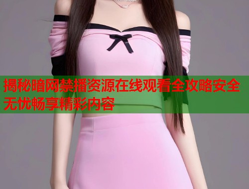 揭秘暗网禁播资源在线观看全攻略安全无忧畅享精彩内容  第1张