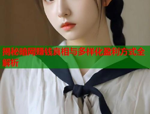 揭秘暗网赚钱真相与多样化盈利方式全解析  第1张
