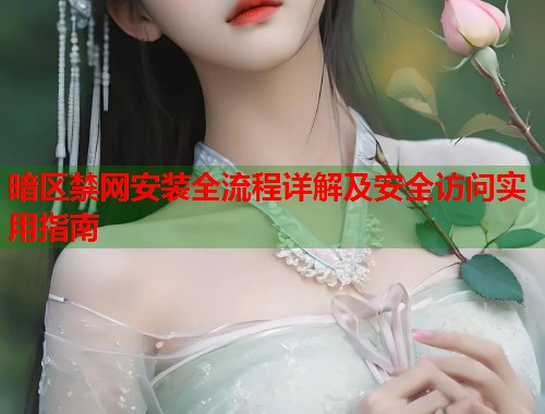 暗区禁网安装全流程详解及安全访问实用指南  第2张