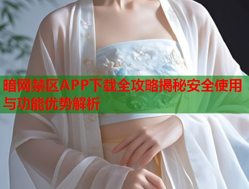 暗网禁区APP下载全攻略揭秘安全使用与功能优势解析  第1张