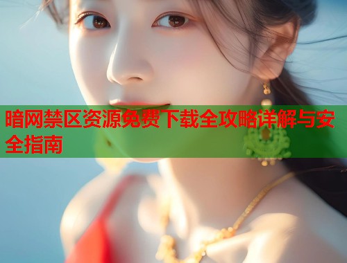 暗网禁区资源免费下载全攻略详解与安全指南  第1张
