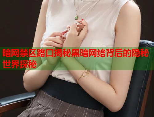 暗网禁区路口揭秘黑暗网络背后的隐秘世界探秘  第1张