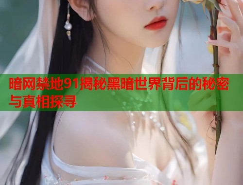 暗网禁地91揭秘黑暗世界背后的秘密与真相探寻  第2张