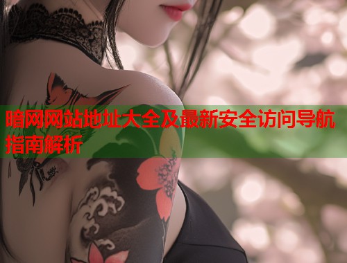 暗网网站地址大全及最新安全访问导航指南解析  第1张