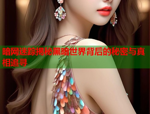 暗网迷踪揭秘黑暗世界背后的秘密与真相追寻  第1张