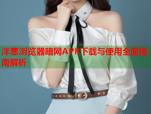洋葱浏览器暗网APK下载与使用全面指南解析  第1张