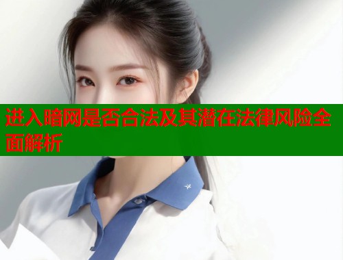 进入暗网是否合法及其潜在法律风险全面解析  第1张