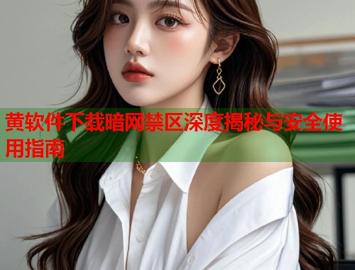 黄软件下载暗网禁区深度揭秘与安全使用指南  第1张